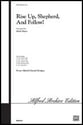 Rise up Shepherd and Follow SATB choral sheet music cover